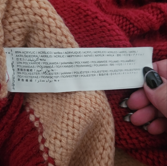 NWOT Mango- Colourblock Turtle Neck Sweater - Picture 6 of 6